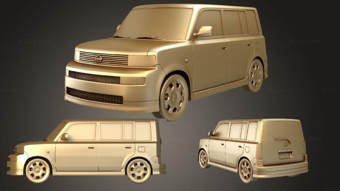 Автомобили и транспорт (Scion xB (Mk1) 2003, CARS_3394) 3D модель для ЧПУ станка
